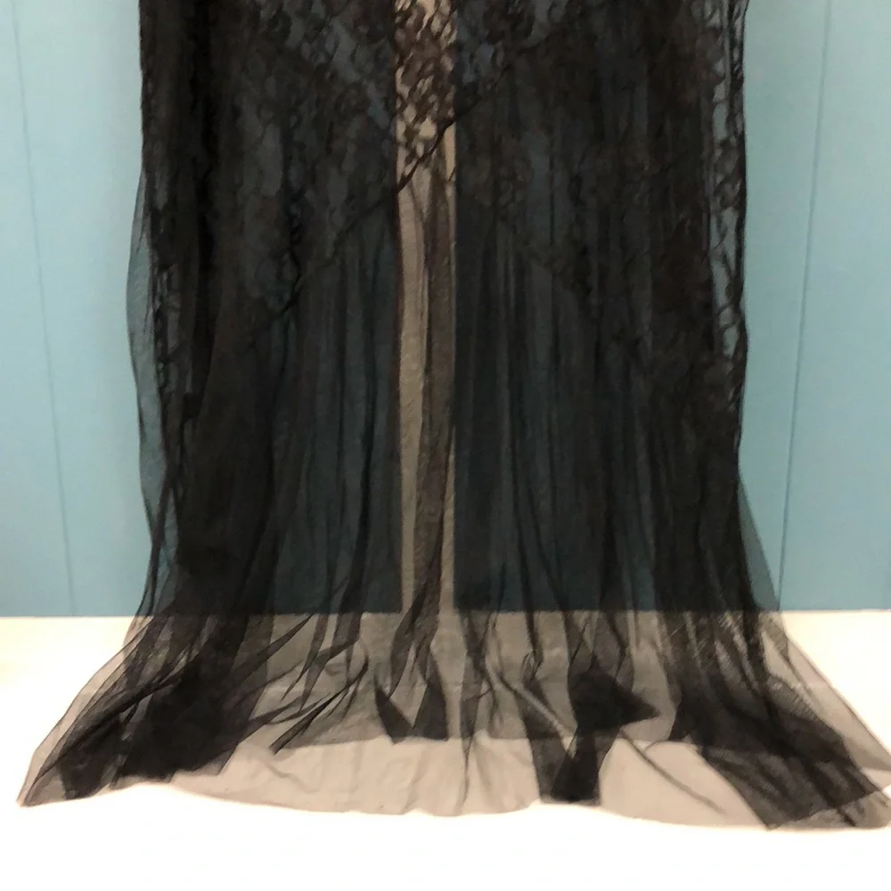 Vintage Hanky Panky Ltd. Lace sheer nightie night gown‎ size p/s made in USA - Picture 4 of 8